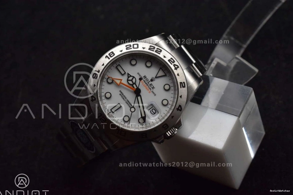 1:1 Explorer SS II Clean Best 42mm Bracelet 226570 Edition 904L on 845 Dial DD3285 CHS White ComfortFit 0325